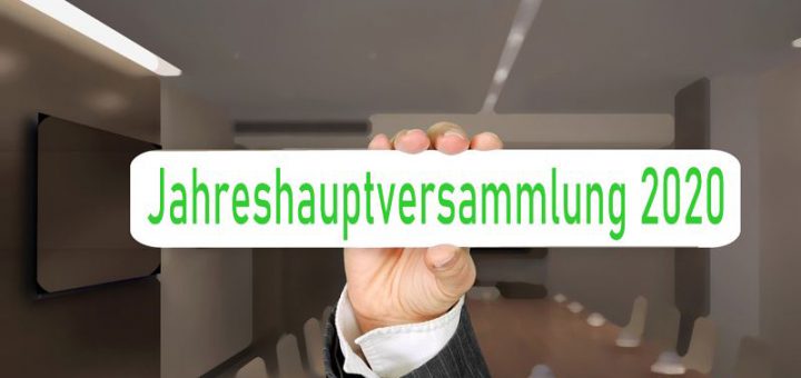 Jahreshauptversammlung